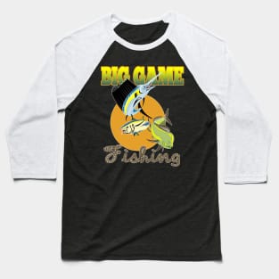 Big Game Fishing Baseball T-Shirt